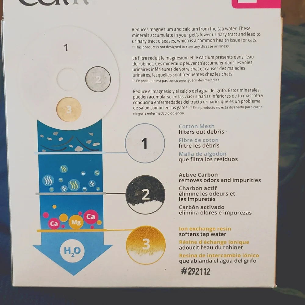 ❤️BUY 5 GET 3 FREE Catit Triple Action Pet Fountain Filter